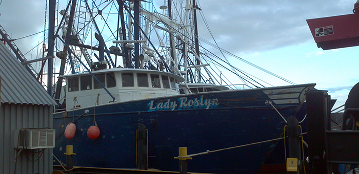 Servicios de mecanizado in situ para el barco Lady Roslyn